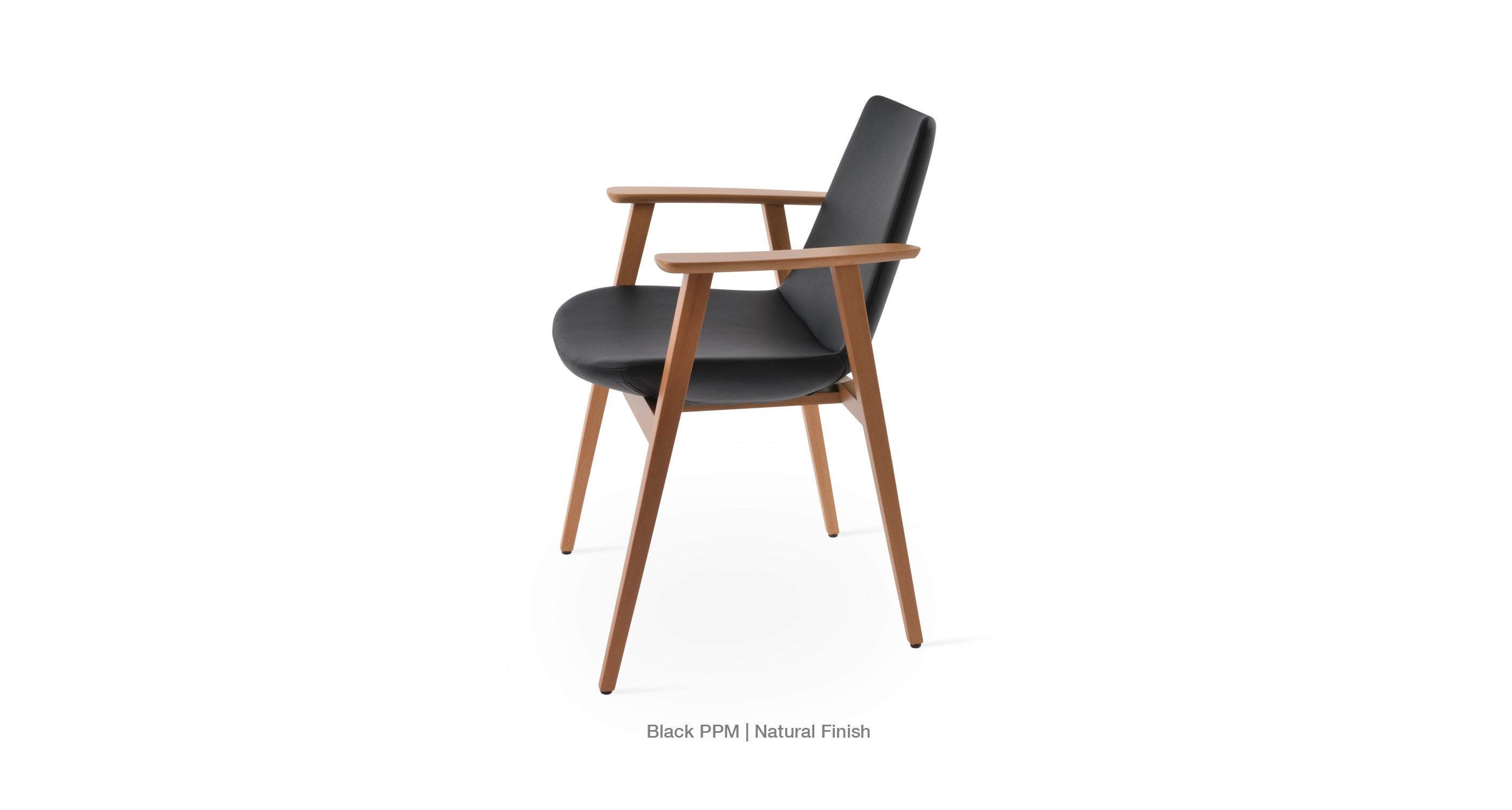 Eiffel Guest Armchair - upholstered armchair with padded comfort | Image 12 | InSTYLE Home & Rugs