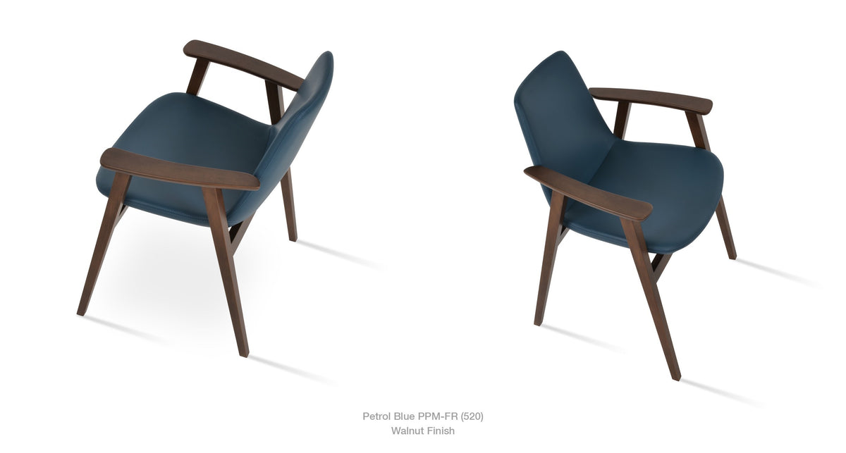 Eiffel Guest Armchair - upholstered armchair with padded comfort | Image 21 | InSTYLE Home & Rugs
