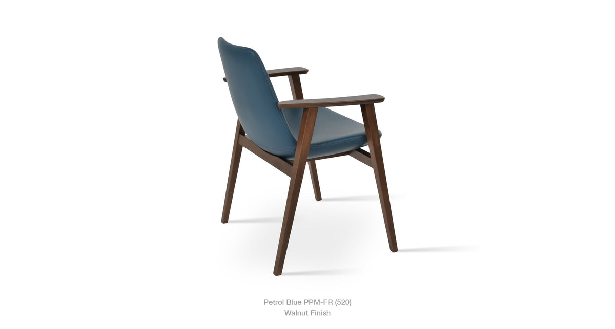 Eiffel Guest Armchair - upholstered armchair with padded comfort | Image 22 | InSTYLE Home & Rugs