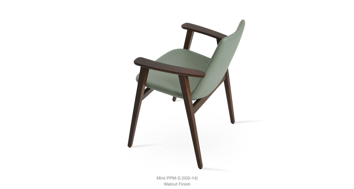 Eiffel Guest Armchair - upholstered armchair with padded comfort | Image 30 | InSTYLE Home & Rugs
