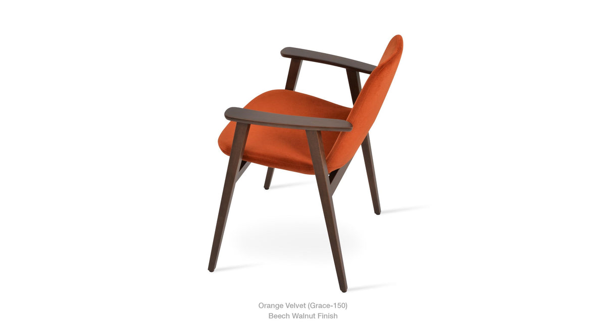Eiffel Guest Armchair - upholstered armchair with padded comfort | Image 31 | InSTYLE Home & Rugs