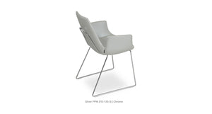 Eiffel Arm Handle Back Chair - durable construction for long-lasting use | Image 1 | InSTYLE Home & Rugs