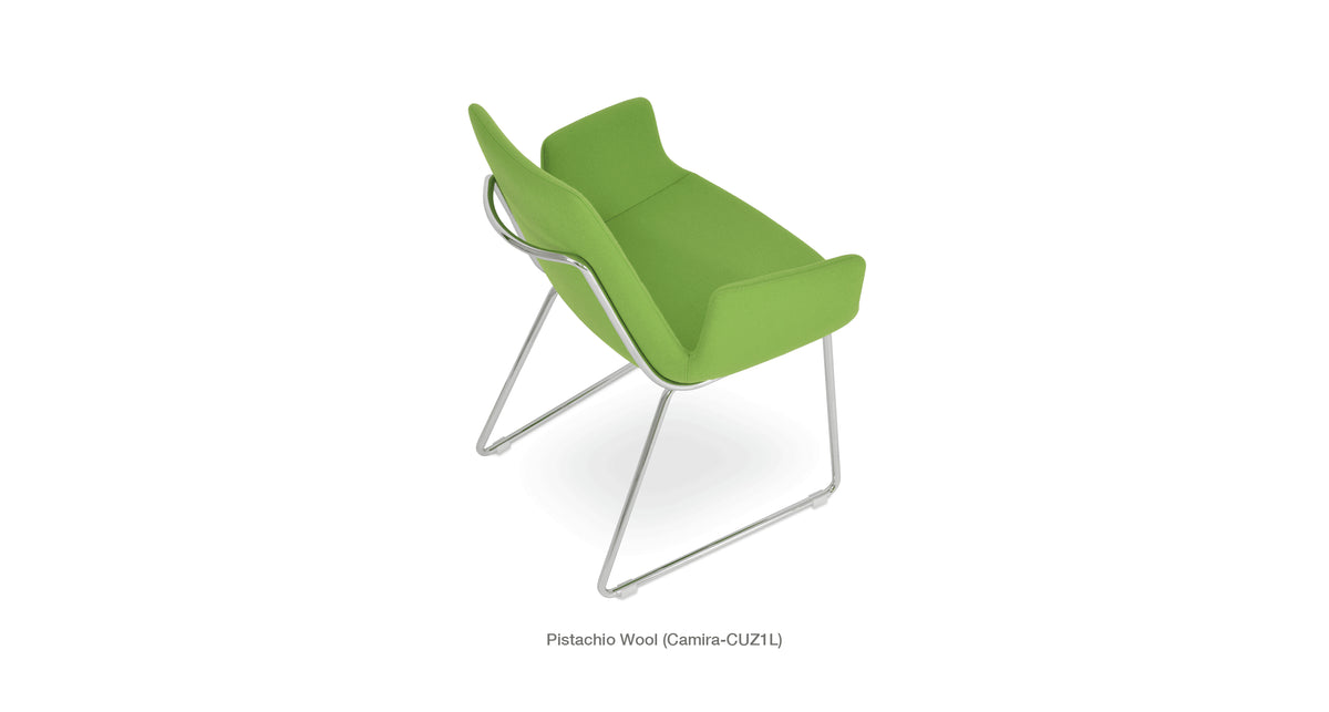 Eiffel Arm Handle Back Chair - durable construction for long-lasting use | Image 6 | InSTYLE Home & Rugs
