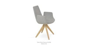 Eiffel Arm Pyramid Swivel Chair - variety of styles from classic to contemporary | Image 5 | InSTYLE Home & Rugs