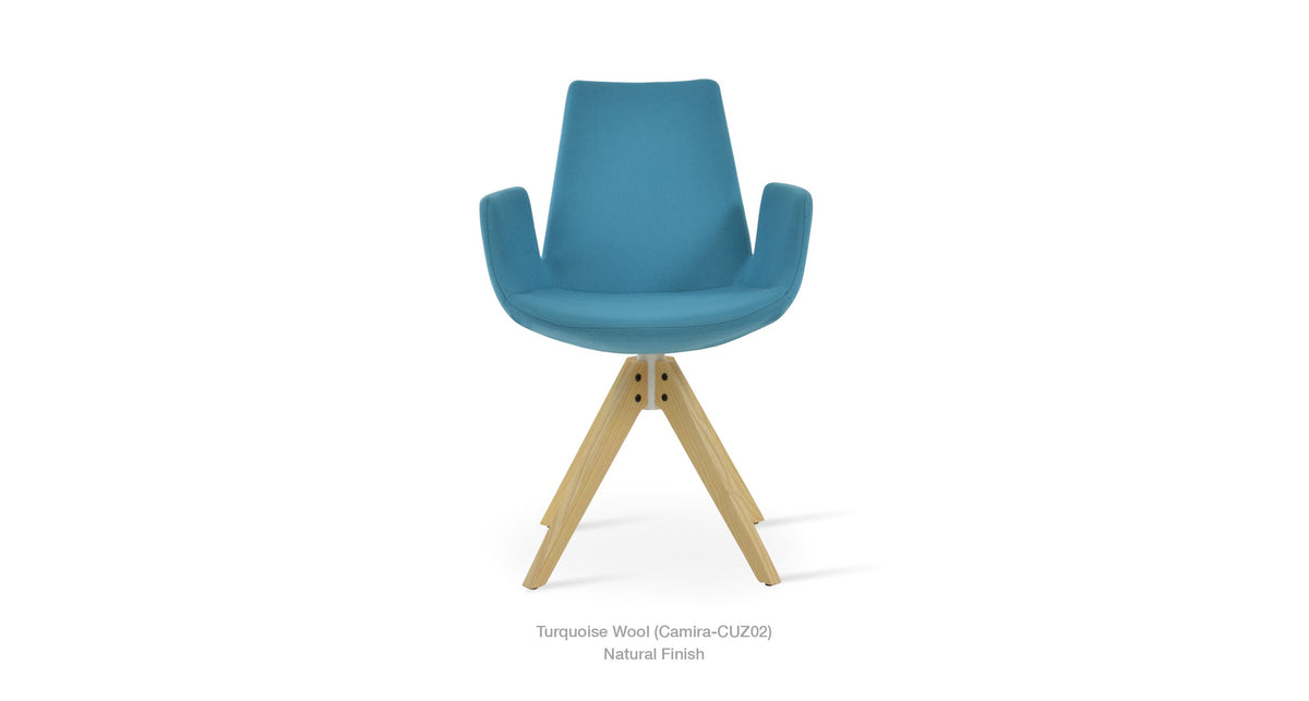 Eiffel Arm Pyramid Swivel Chair - variety of styles from classic to contemporary | Image 7 | InSTYLE Home & Rugs