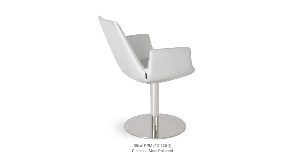 Eiffel Arm Round Chair - durable construction for long-lasting use | Image 22 | InSTYLE Home & Rugs