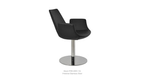Eiffel Arm Round Chair - durable construction for long-lasting use | Image 27 | InSTYLE Home & Rugs