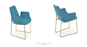 Eiffel Arm Sled Chair - comfortable dining experience | Image 5 | InSTYLE Home & Rugs