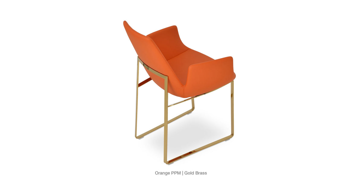 Eiffel Arm Sled Chair - comfortable dining experience | Image 20 | InSTYLE Home & Rugs