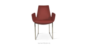 Eiffel Arm Sled Chair - comfortable dining experience | Image 25 | InSTYLE Home & Rugs