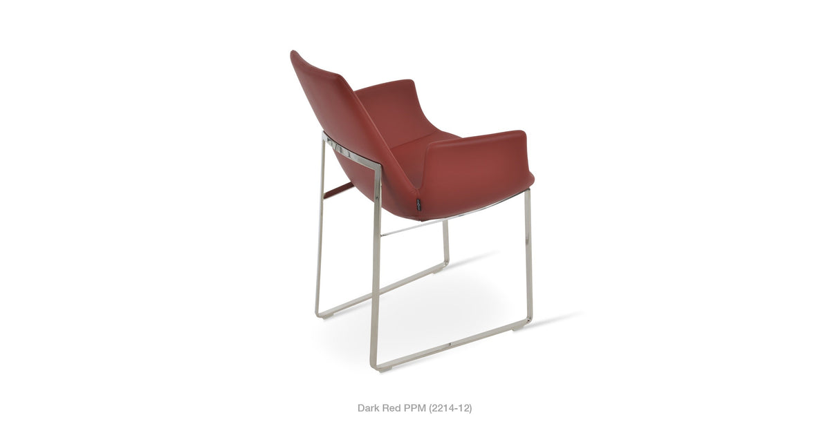 Eiffel Arm Sled Chair - comfortable dining experience | Image 26 | InSTYLE Home & Rugs