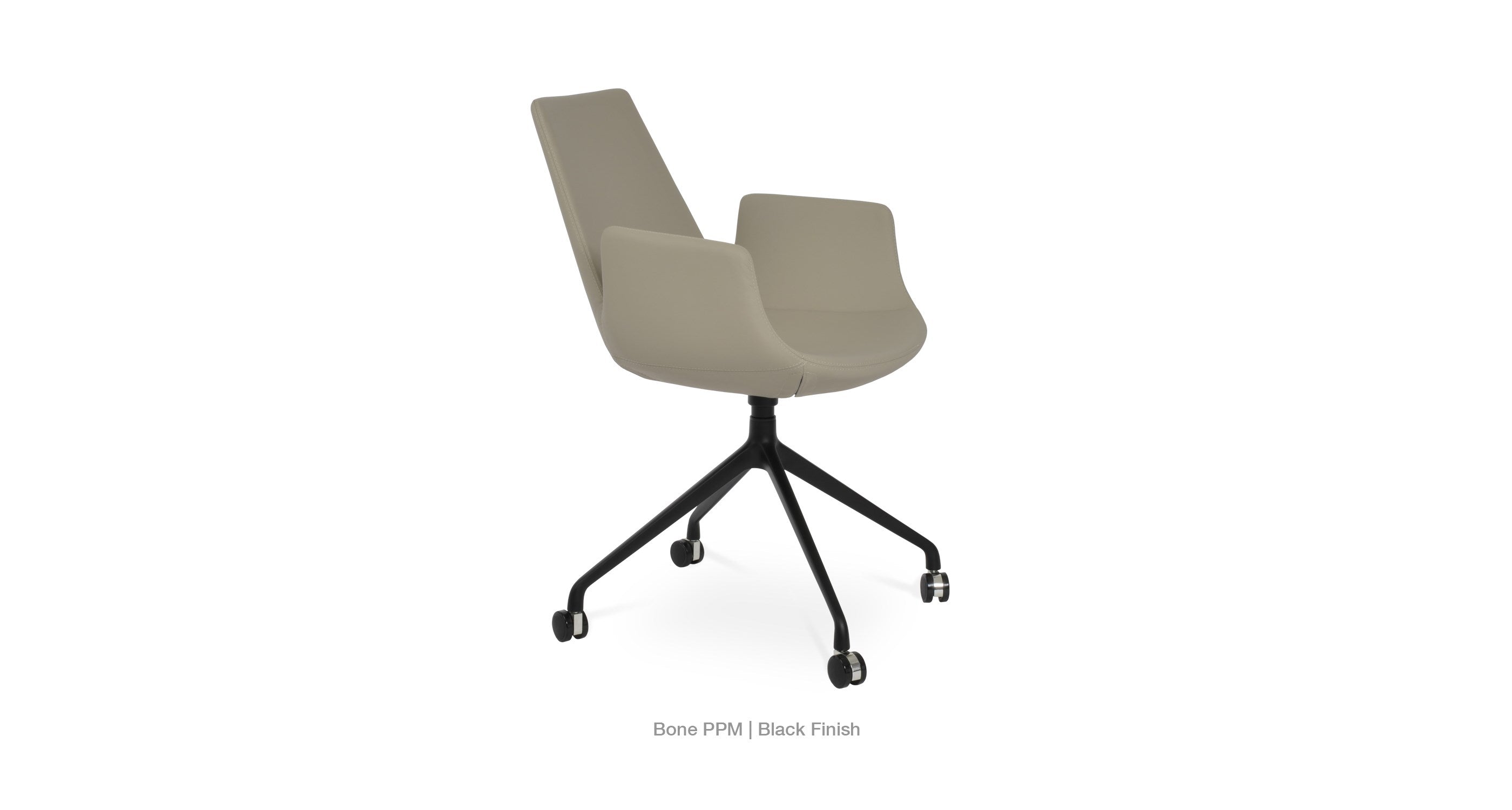 Eiffel Arm Spider Swivel Chair - comfortable seating for dining and office spaces | Image 12 | InSTYLE Home & Rugs