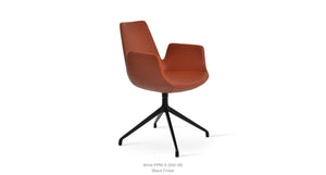 Eiffel Arm Spider Swivel Chair - comfortable seating for dining and office spaces | Image 21 | InSTYLE Home & Rugs