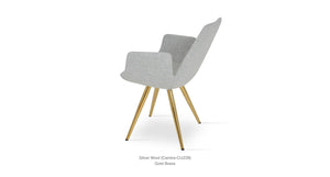 Eiffel Arm Star Chair - comfortable seating for dining and office spaces | Image 1 | InSTYLE Home & Rugs