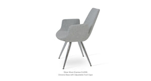 Eiffel Arm Star Chair - comfortable seating for dining and office spaces | Image 3 | InSTYLE Home & Rugs
