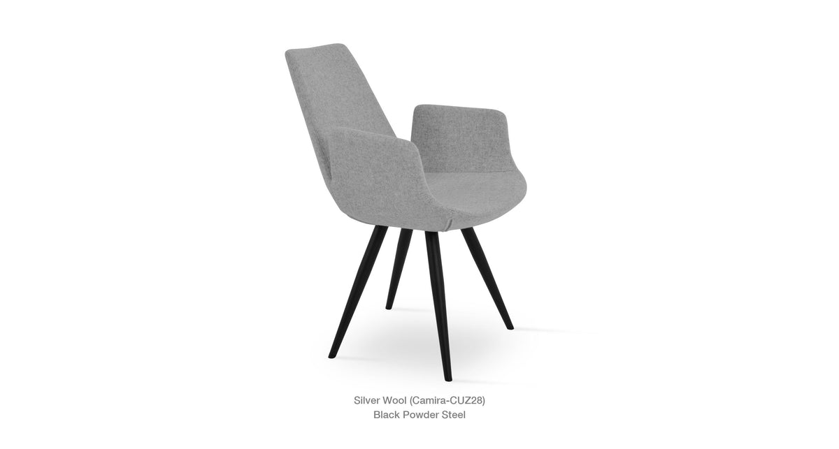 Eiffel Arm Star Chair - comfortable seating for dining and office spaces | Image 4 | InSTYLE Home & Rugs