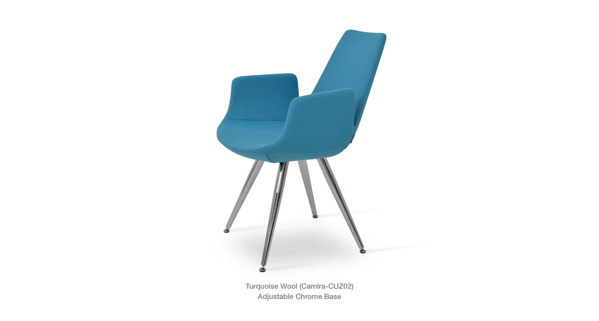 Eiffel Arm Star Chair - comfortable seating for dining and office spaces | Image 8 | InSTYLE Home & Rugs