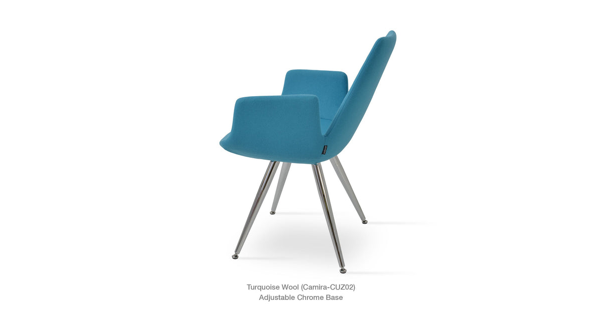 Eiffel Arm Star Chair - comfortable seating for dining and office spaces | Image 9 | InSTYLE Home & Rugs