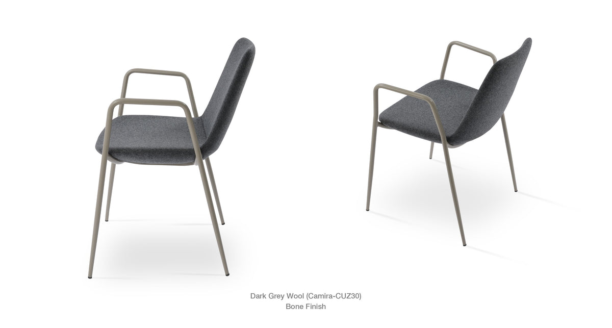 Eiffel Classy Arm Metal Chair - variety of styles from classic to contemporary | Image 3 | InSTYLE Home & Rugs