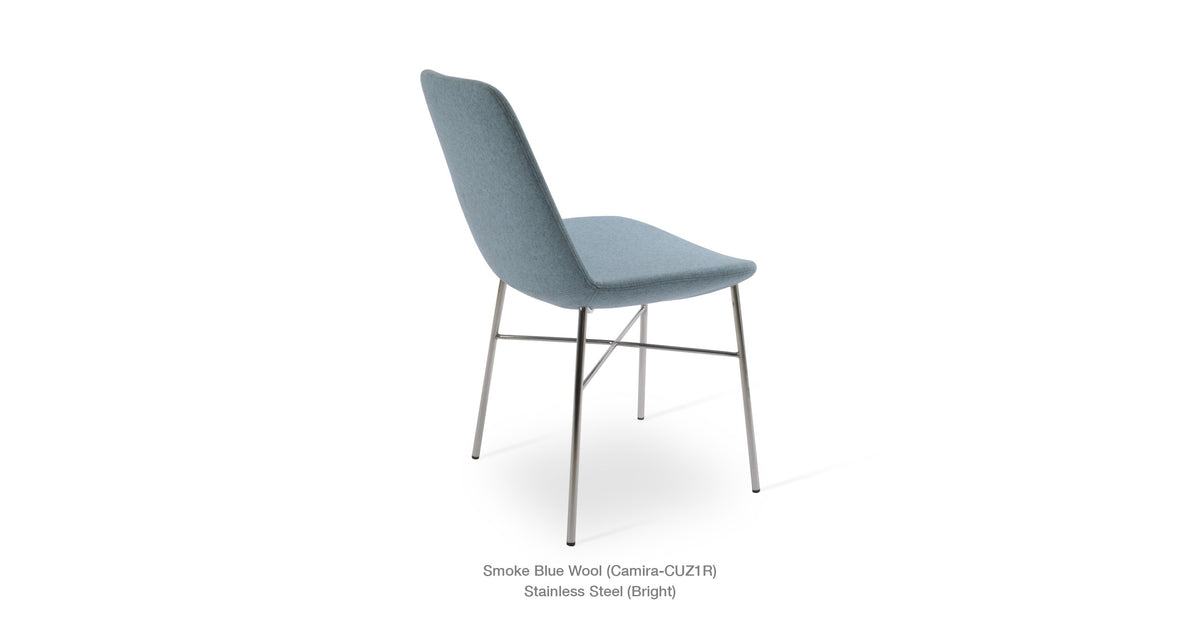 Eiffel Cross Chair - durable construction for long-lasting use | Image 5 | InSTYLE Home & Rugs