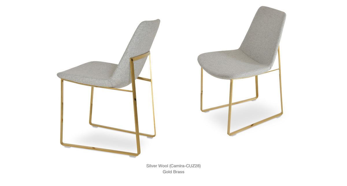 Eiffel Sled Chair - stylish chairs for any table | Image 5 | InSTYLE Home & Rugs
