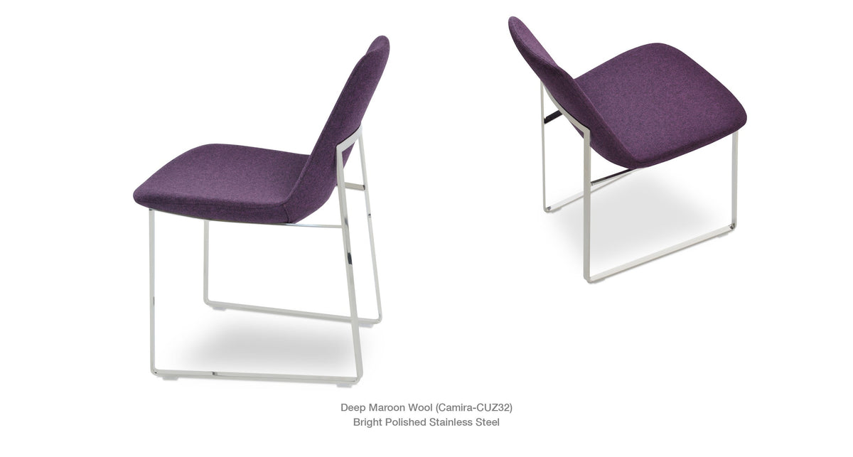 Eiffel Sled Chair - stylish chairs for any table | Image 8 | InSTYLE Home & Rugs