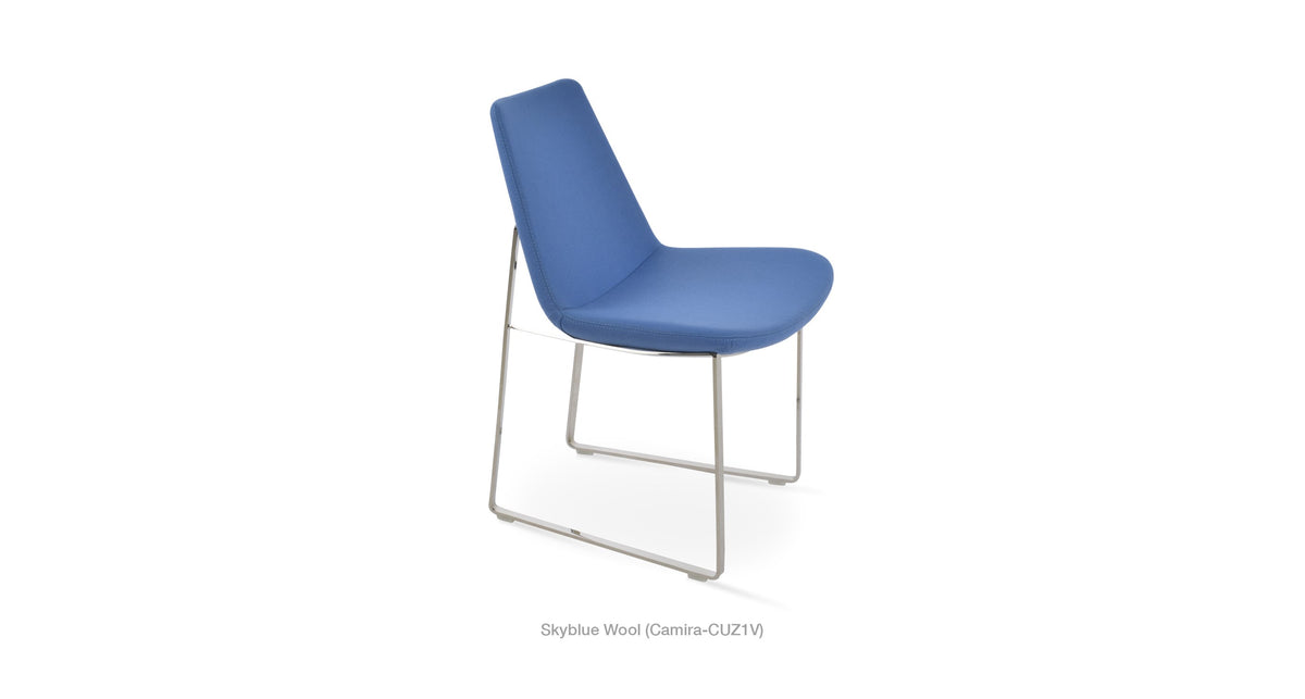 Eiffel Sled Chair - stylish chairs for any table | Image 11 | InSTYLE Home & Rugs