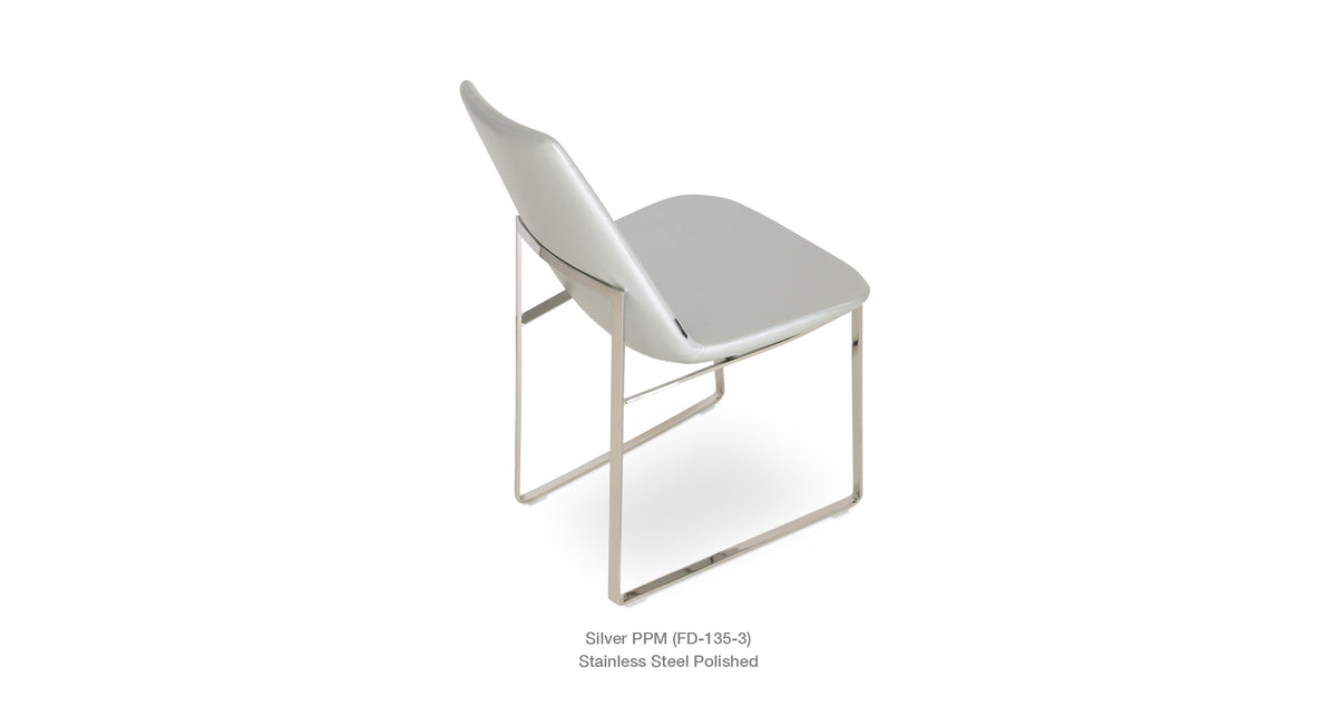 Eiffel Sled Chair - stylish chairs for any table | Image 30 | InSTYLE Home & Rugs
