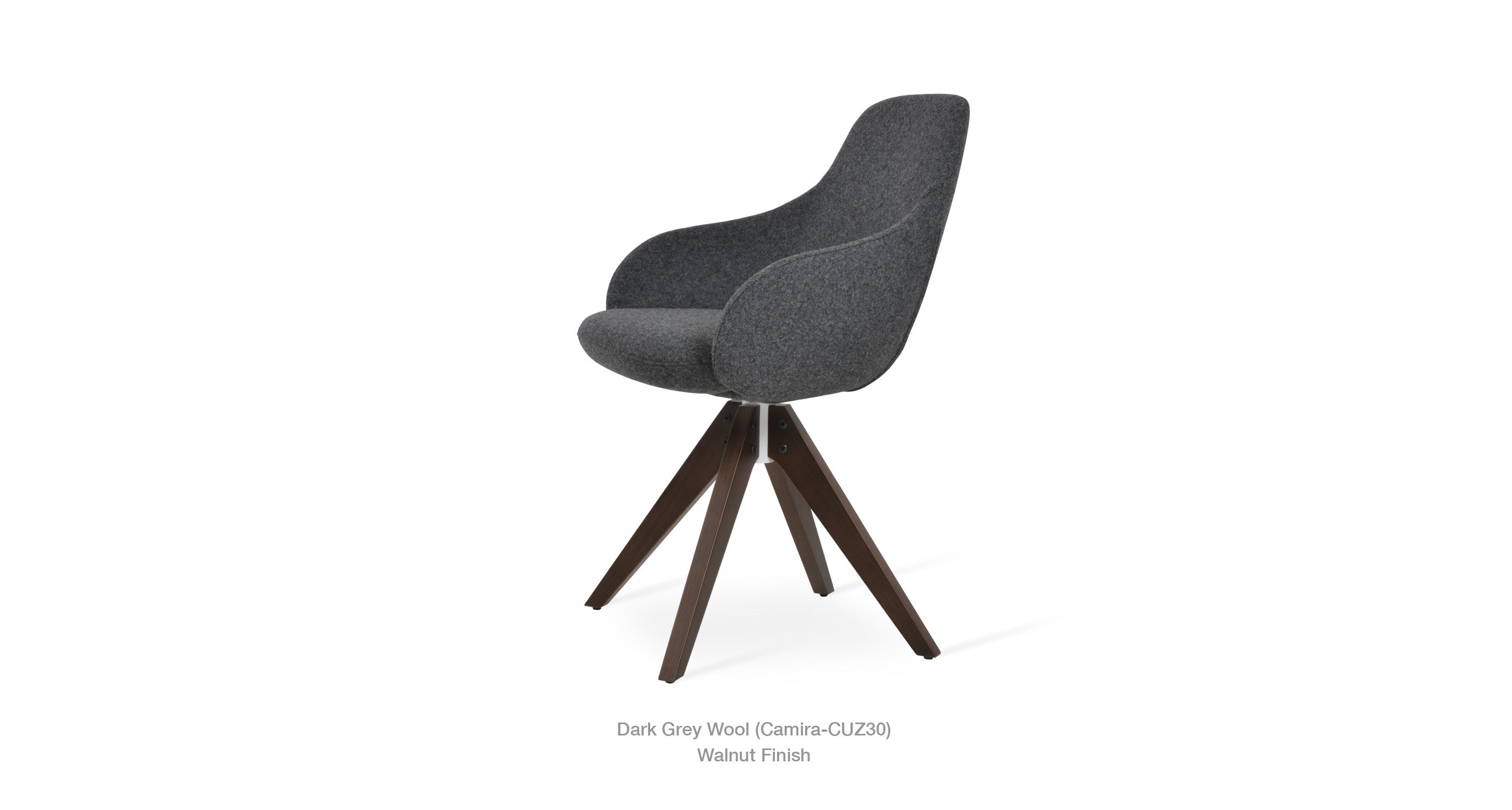 Gazel Arm Pyramid Swivel Chair - comfortable seating for dining and office spaces | Image 21 | InSTYLE Home & Rugs