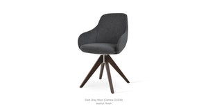 Gazel Arm Pyramid Swivel Chair - comfortable seating for dining and office spaces | Image 3 | InSTYLE Home & Rugs