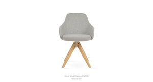 Gazel Arm Pyramid Swivel Chair - comfortable seating for dining and office spaces | Image 4 | InSTYLE Home & Rugs