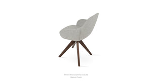 Gazel Arm Pyramid Swivel Chair - comfortable seating for dining and office spaces | Image 6 | InSTYLE Home & Rugs