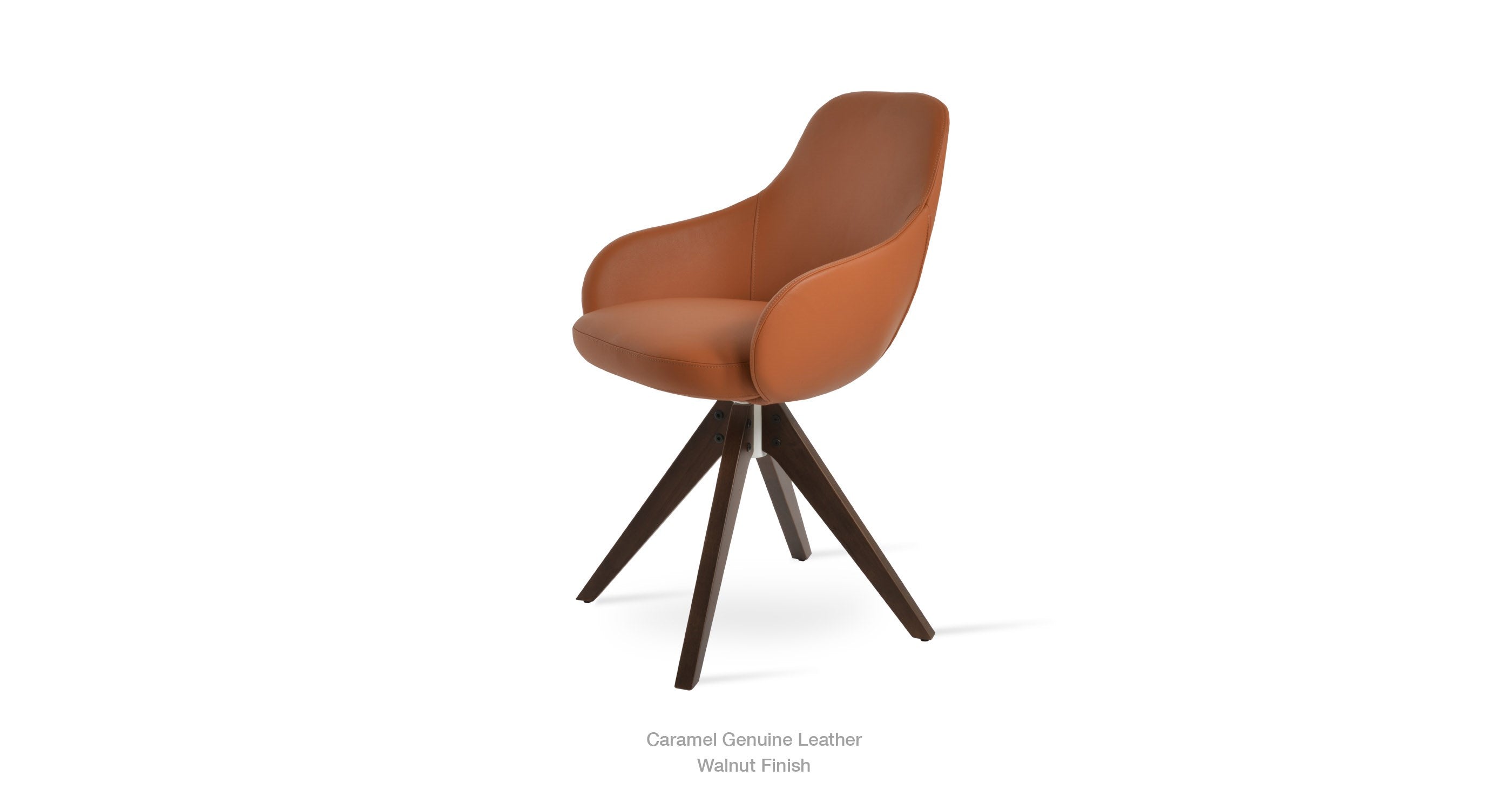 Gazel Arm Pyramid Swivel Chair - comfortable seating for dining and office spaces | Image 11 | InSTYLE Home & Rugs