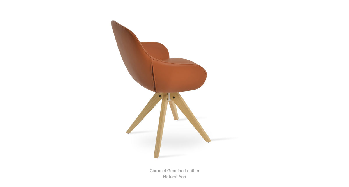 Gazel Arm Pyramid Swivel Chair - comfortable seating for dining and office spaces | Image 13 | InSTYLE Home & Rugs