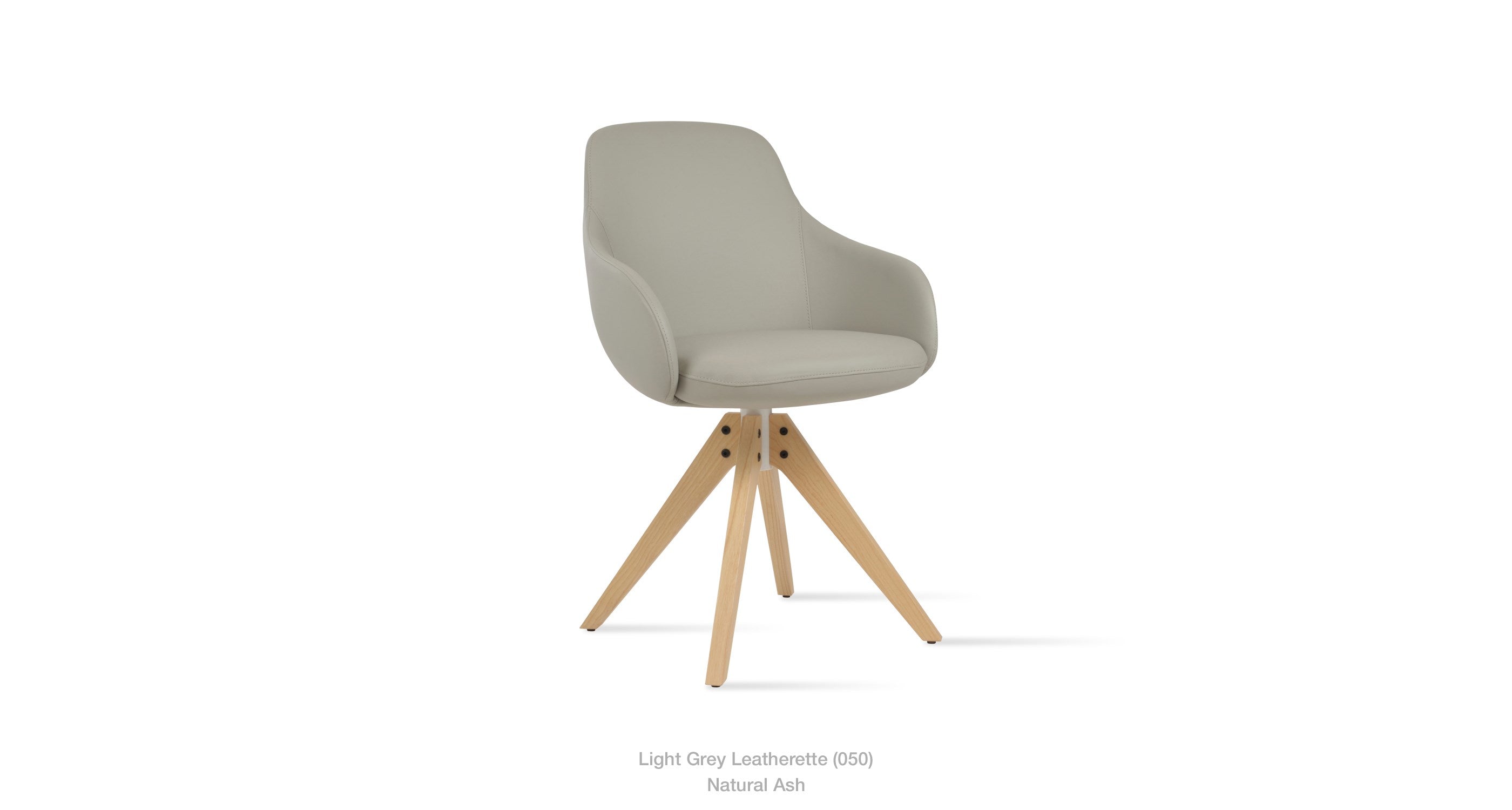 Gazel Arm Pyramid Swivel Chair - comfortable seating for dining and office spaces | Image 16 | InSTYLE Home & Rugs