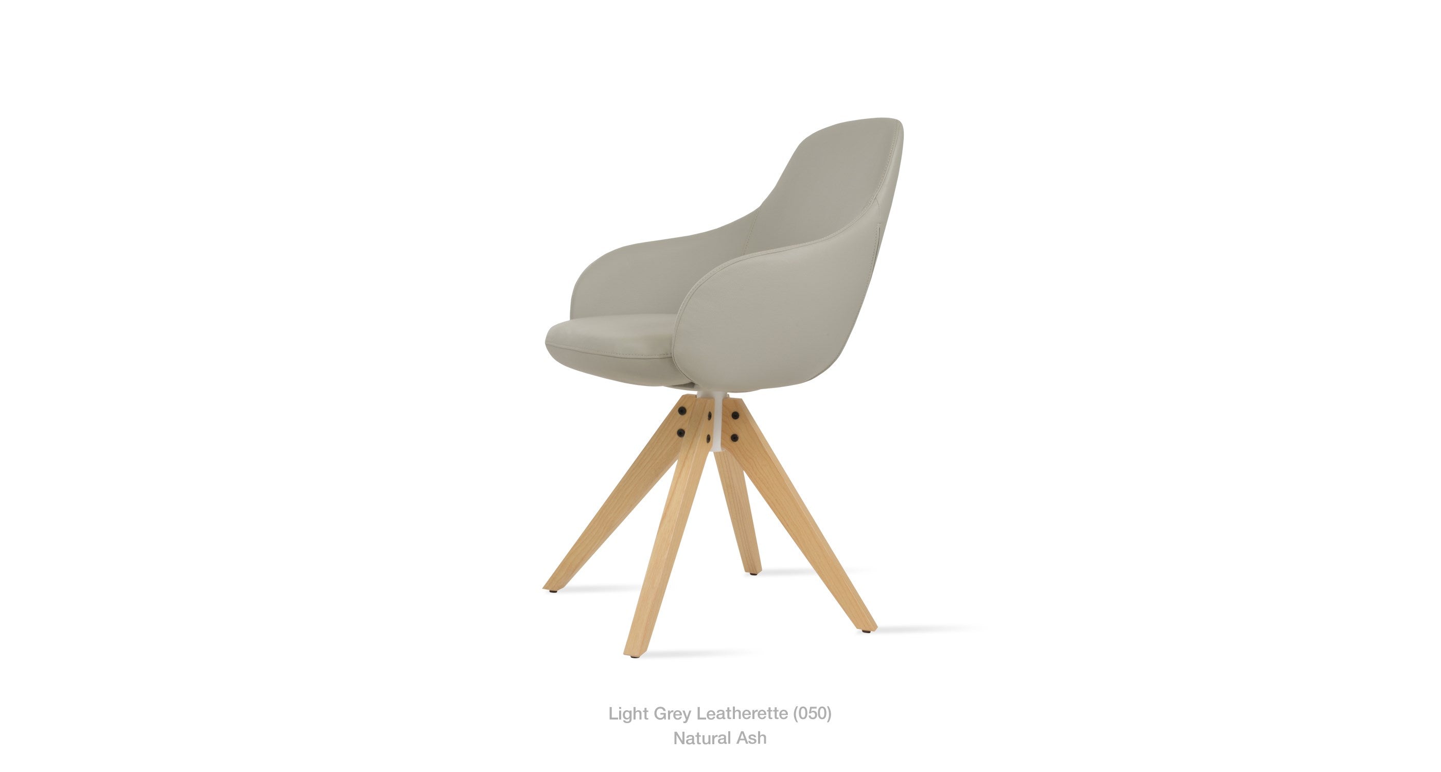 Gazel Arm Pyramid Swivel Chair - comfortable seating for dining and office spaces | Image 17 | InSTYLE Home & Rugs