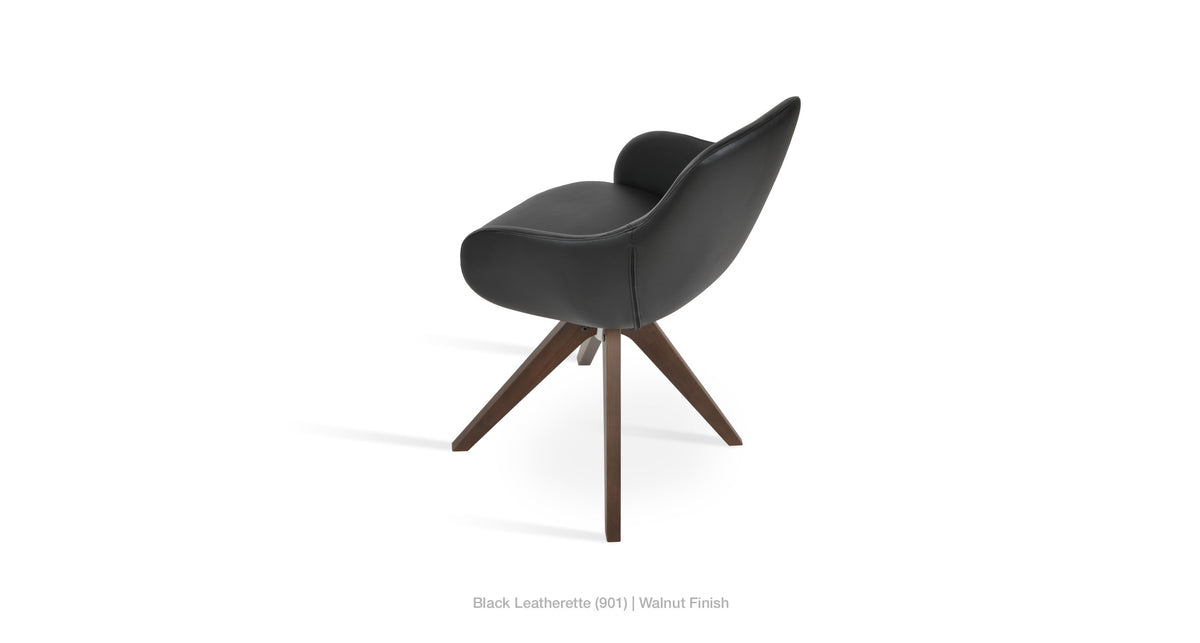 Gazel Arm Pyramid Swivel Chair - comfortable seating for dining and office spaces | Image 20 | InSTYLE Home & Rugs
