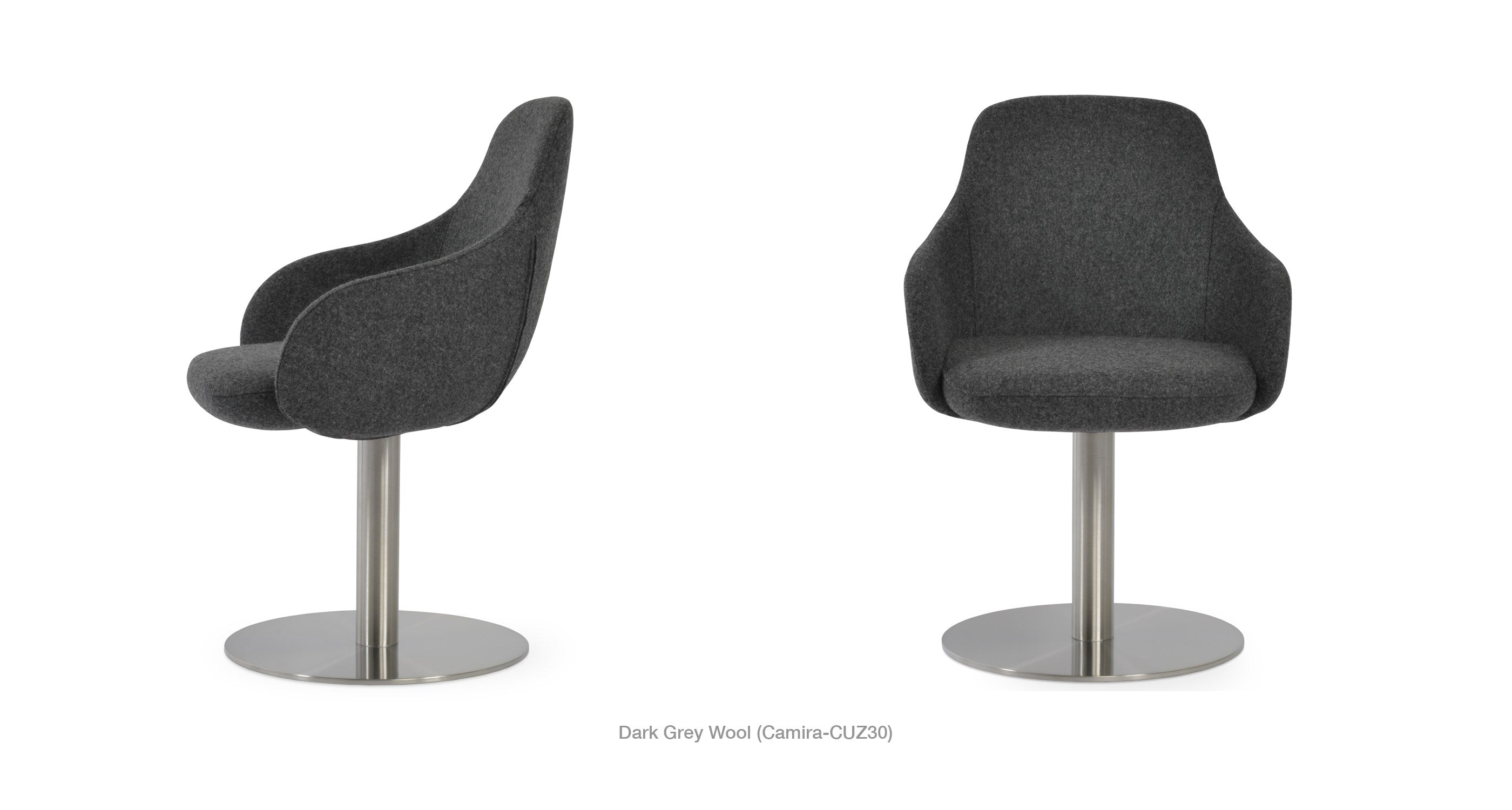 Gazel Arm Round Chair - comfortable seating for dining and office spaces | Image 18 | InSTYLE Home & Rugs