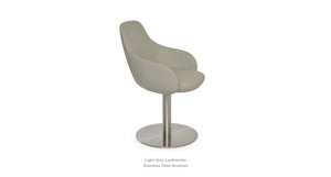 Gazel Arm Round Chair - comfortable seating for dining and office spaces | Image 25 | InSTYLE Home & Rugs