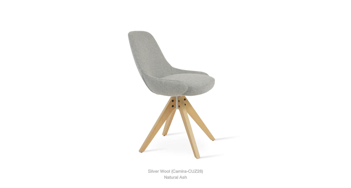 Gazel Pyramid Swivel Chair - comfortable seating for dining and office spaces | Image 21 | InSTYLE Home & Rugs