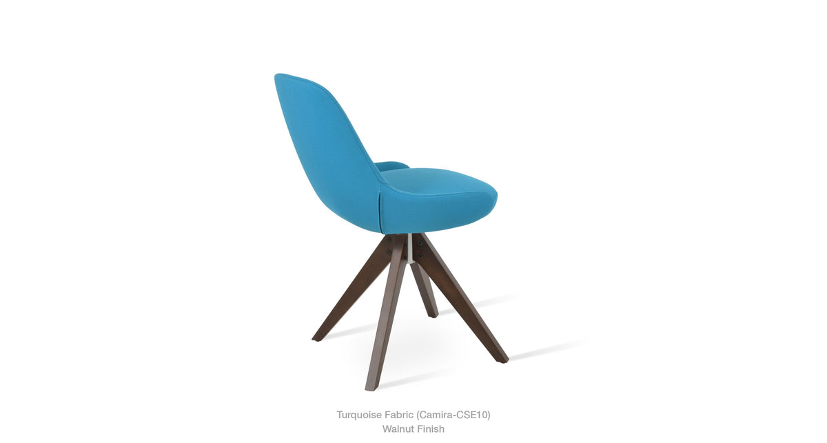Gazel Pyramid Swivel Chair - comfortable seating for dining and office spaces | Image 27 | InSTYLE Home & Rugs