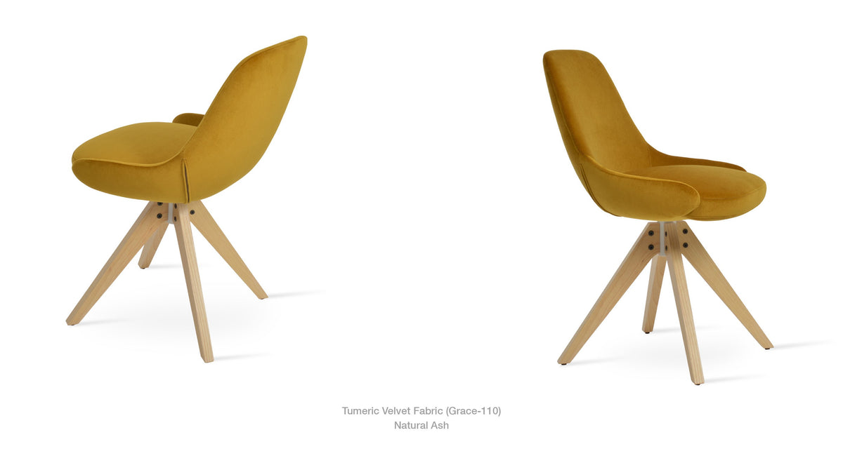 Gazel Pyramid Swivel Chair - comfortable seating for dining and office spaces | Image 28 | InSTYLE Home & Rugs
