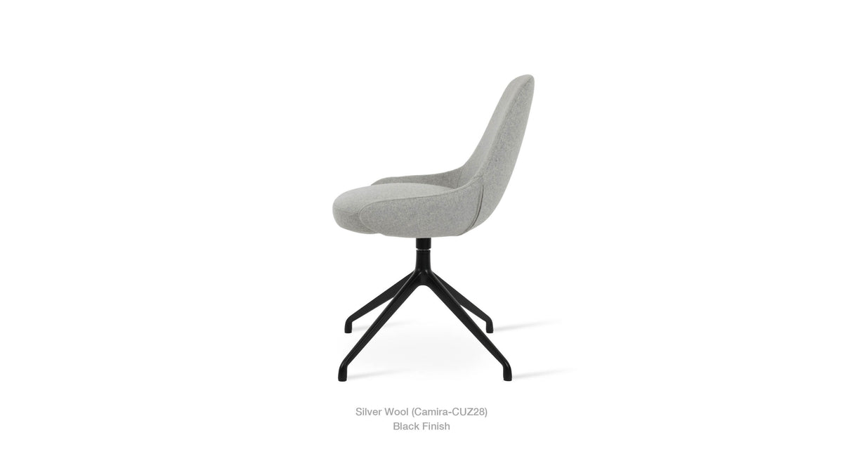 Gazel Spider Swivel Chair - variety of styles from classic to contemporary | Image 4 | InSTYLE Home & Rugs