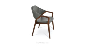 Luna Armchair - upholstered armchair with padded comfort | Image 2 | InSTYLE Home & Rugs