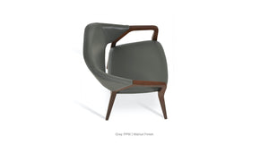 Luna Armchair - upholstered armchair with padded comfort | Image 5 | InSTYLE Home & Rugs