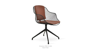 Zebra Spider Swivel Chair - comfortable seating for dining and office spaces | Image 8 | InSTYLE Home & Rugs