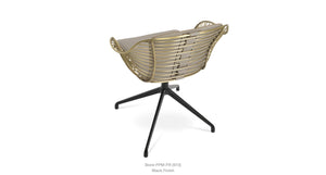 Zebra Spider Swivel Chair - comfortable seating for dining and office spaces | Image 22 | InSTYLE Home & Rugs