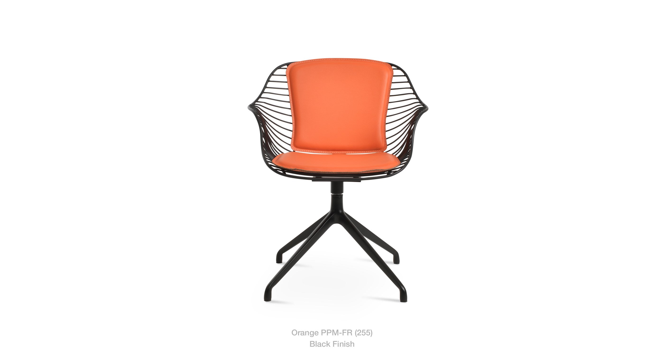 Zebra Spider Swivel Chair - comfortable seating for dining and office spaces | Image 28 | InSTYLE Home & Rugs