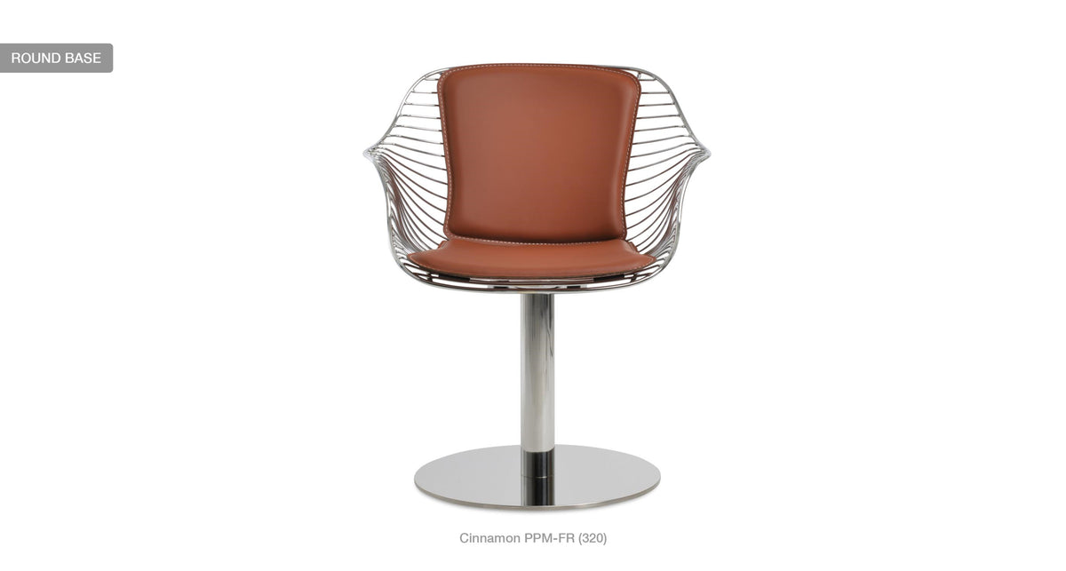 Zebra Spider Swivel Chair - comfortable seating for dining and office spaces | Image 38 | InSTYLE Home & Rugs
