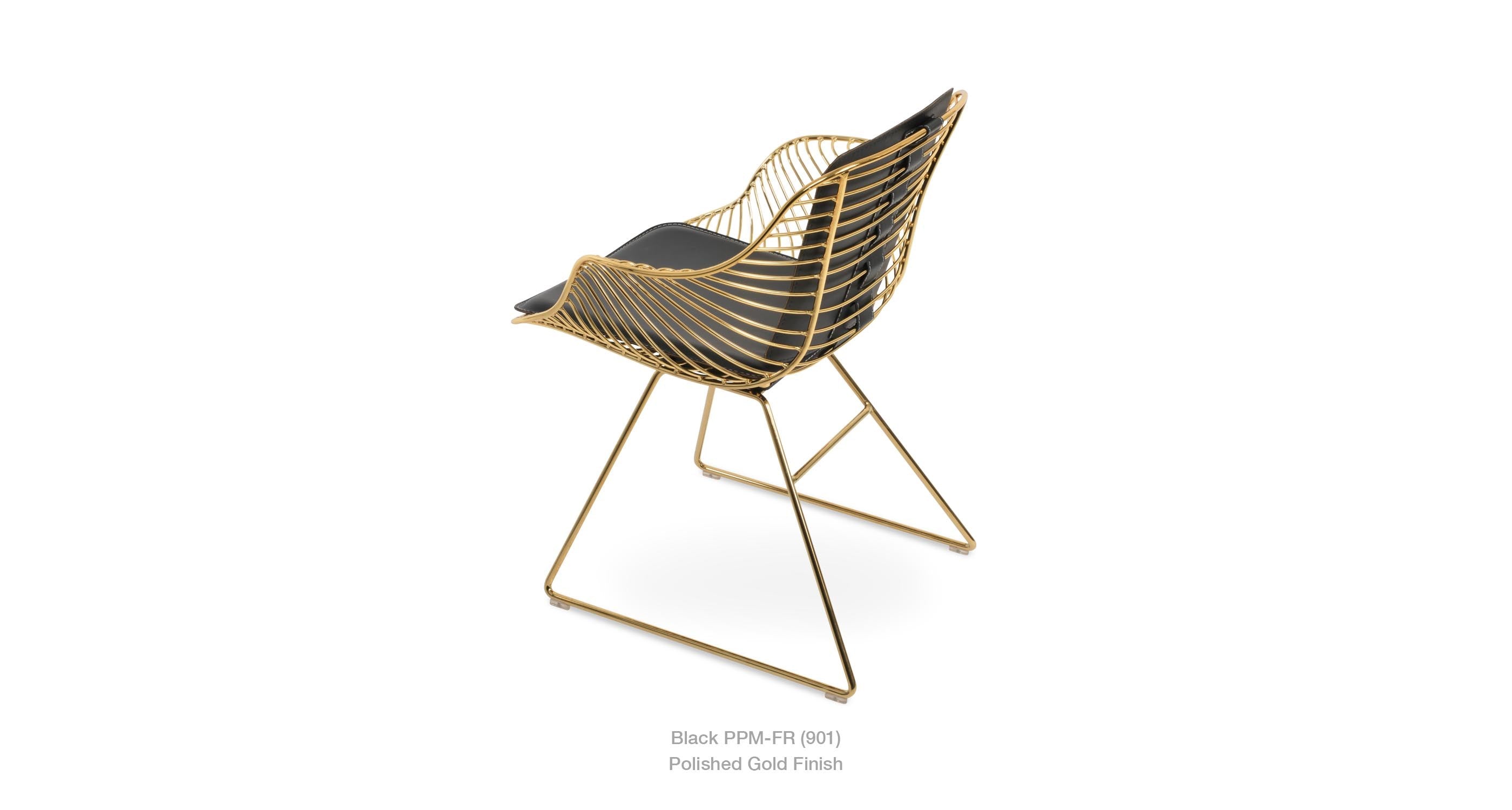 Zebra Wire Chair - comfortable seating for dining and office spaces | Image 2 | InSTYLE Home & Rugs